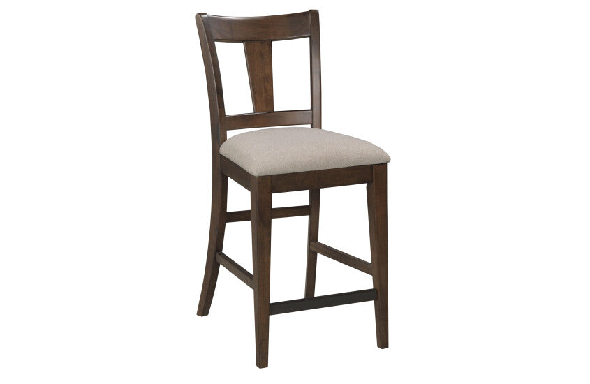 Kafe Tall Splat Back Dining Chair Set of 2 - Mocha - Chapin Furniture