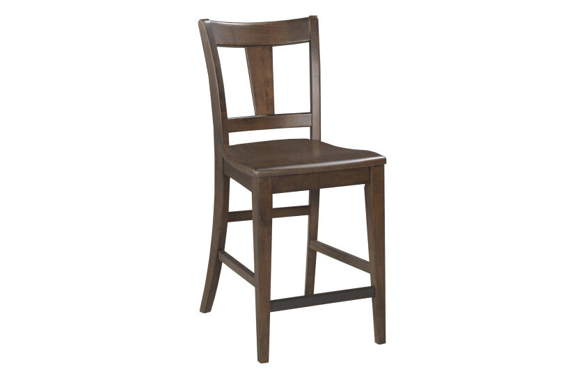 Kafe Tall Splat Back Dining Chair Set of 2 - Mocha - Chapin Furniture