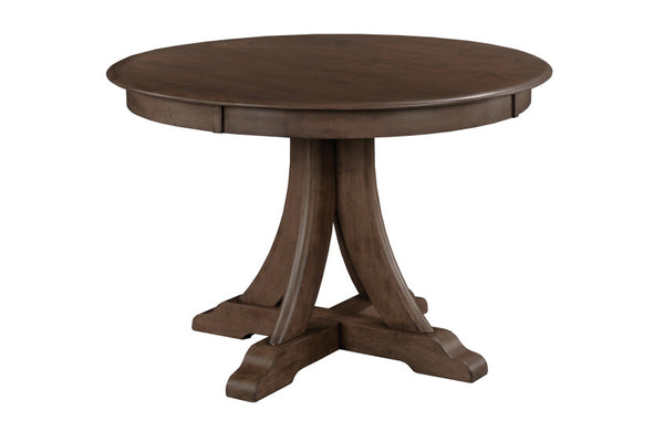 Kafe 44" Round Quad Table - Mocha - Chapin Furniture