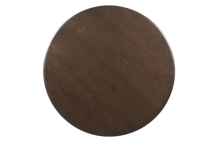 Kafe 44" Round Pedestal Table - Mocha - Chapin Furniture