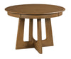 Kafe 44" Round Pedestal Table - Latte - Chapin Furniture