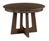 Kafe 44" Round Pedestal Table - Mocha - Chapin Furniture