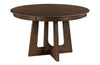 Kafe 54" Round Pedestal Table - Mocha - Chapin Furniture