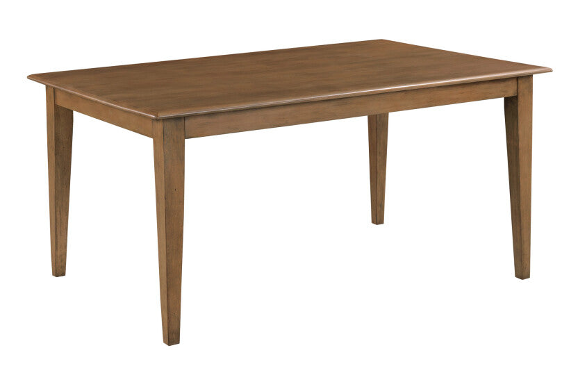 Kafe 60" Rectangular Leg Table - Latte - Chapin Furniture