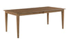 Kafe 80" Rectangular Leg Table - Latte - Chapin Furniture