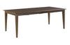 Kafe 80" Rectangular Leg Table - Mocha - Chapin Furniture