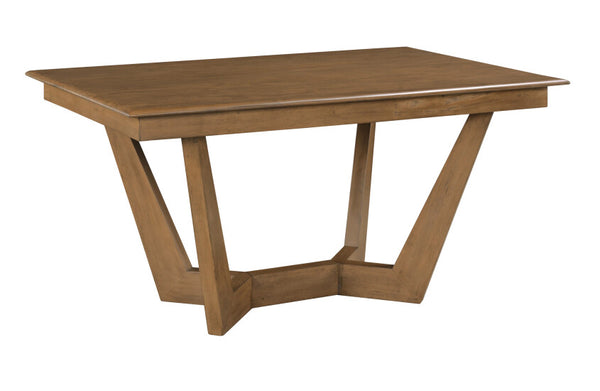 Kafe 60" Rectangular Trestle Table - Latte - Chapin Furniture