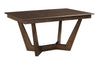 Kafe 60" Rectangular Trestle Table - Mocha - Chapin Furniture