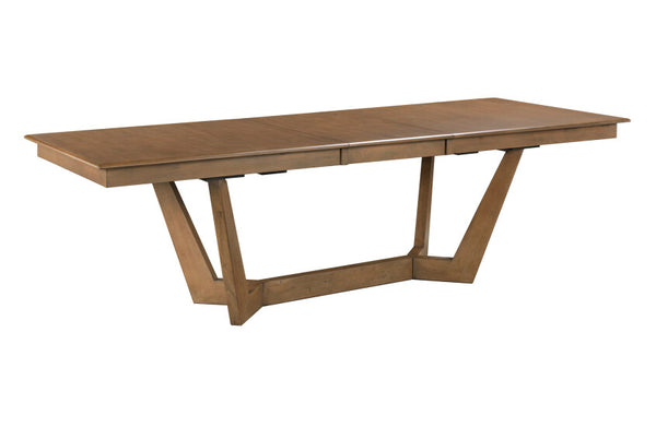 Kafe 80" Rectangular Trestle Table - Latte - Chapin Furniture