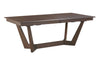 Kafe 80" Rectangular Trestle Table - Mocha - Chapin Furniture