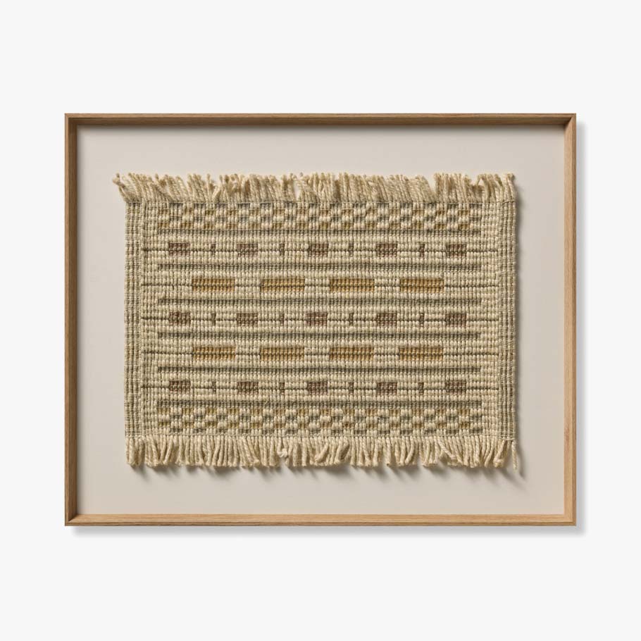 Amber Lewis x Loloi Paso Robles Beige / Brown 2'-10" x 3'-6" Wall Art - Chapin Furniture