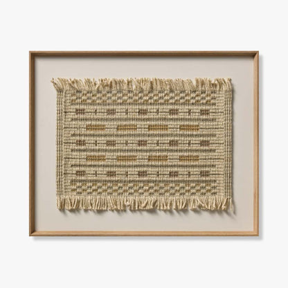 Amber Lewis x Loloi Paso Robles Beige / Brown 2'-10" x 3'-6" Wall Art - Chapin Furniture