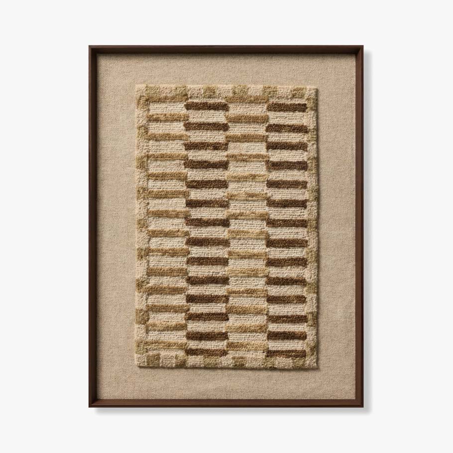 Amber Lewis x Loloi Descanso Ivory / Beige 2'-8" x 3'-6" Wall Art - Chapin Furniture