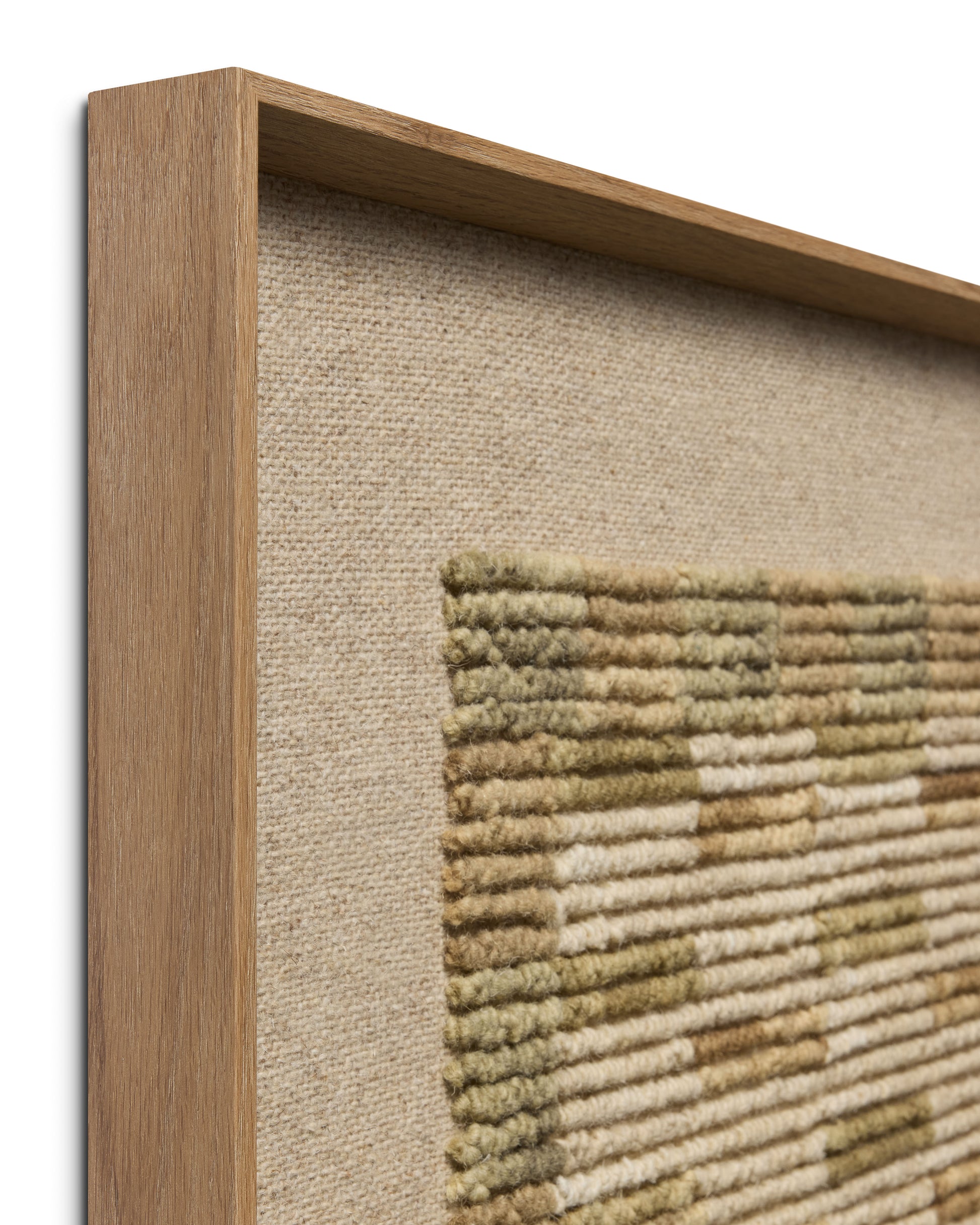 Amber Lewis x Loloi  Greystone Ivory / Beige 2'-8" x 3'-6" Wall Art - Chapin Furniture