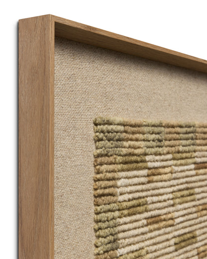 Amber Lewis x Loloi  Greystone Ivory / Beige 2'-8" x 3'-6" Wall Art - Chapin Furniture