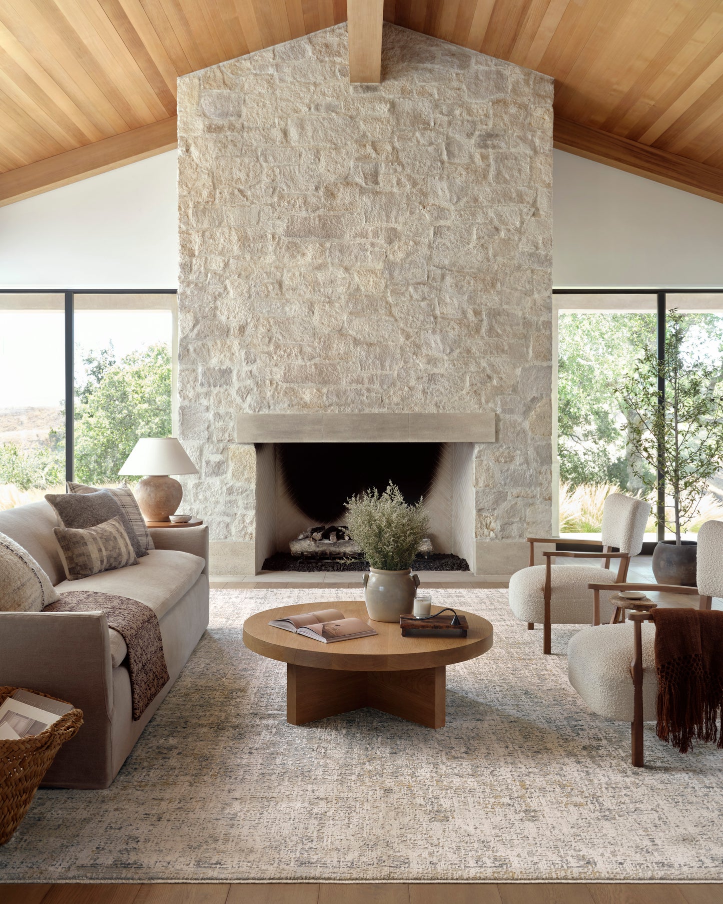 Amber Lewis Alie Rug - Sand / Sky - Chapin Furniture