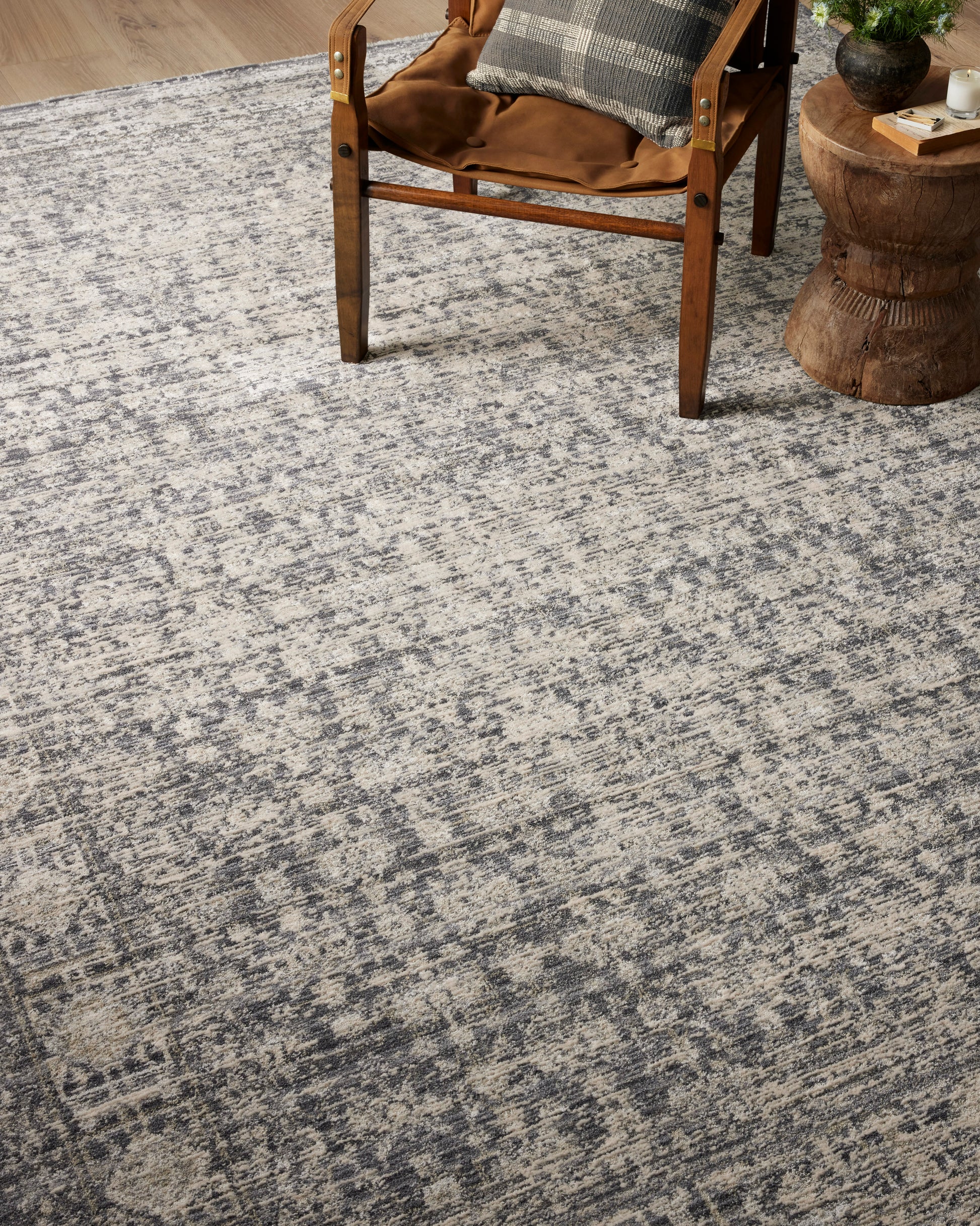 Amber Lewis Alie Rug - Charcoal / Dove - Chapin Furniture