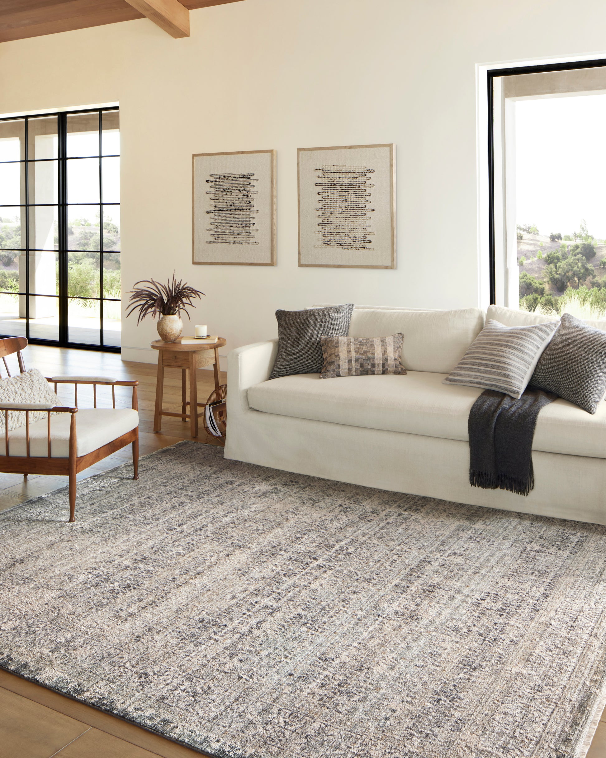 Amber Lewis Alie Rug - Sky / Stone - Chapin Furniture