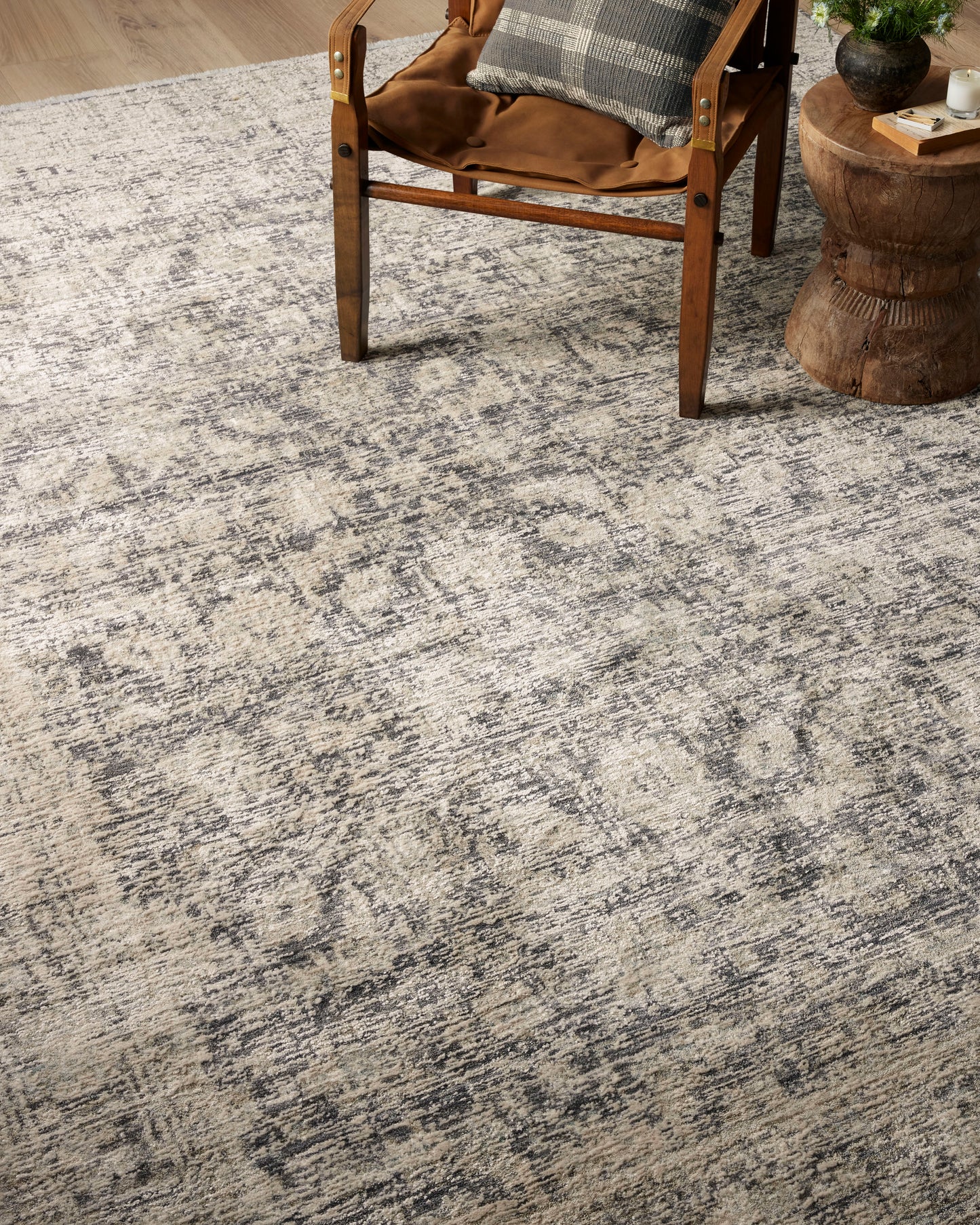 Amber Lewis Alie Rug - Charcoal / Beige - Chapin Furniture
