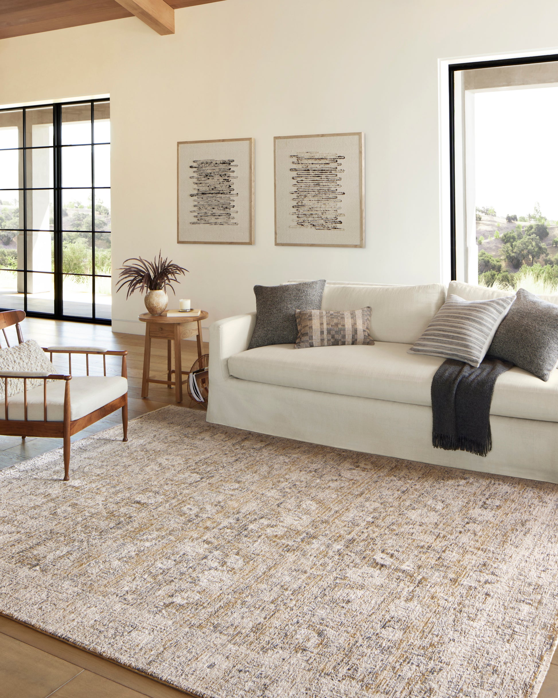 Amber Lewis Alie Rug - Gold / Beige - Chapin Furniture