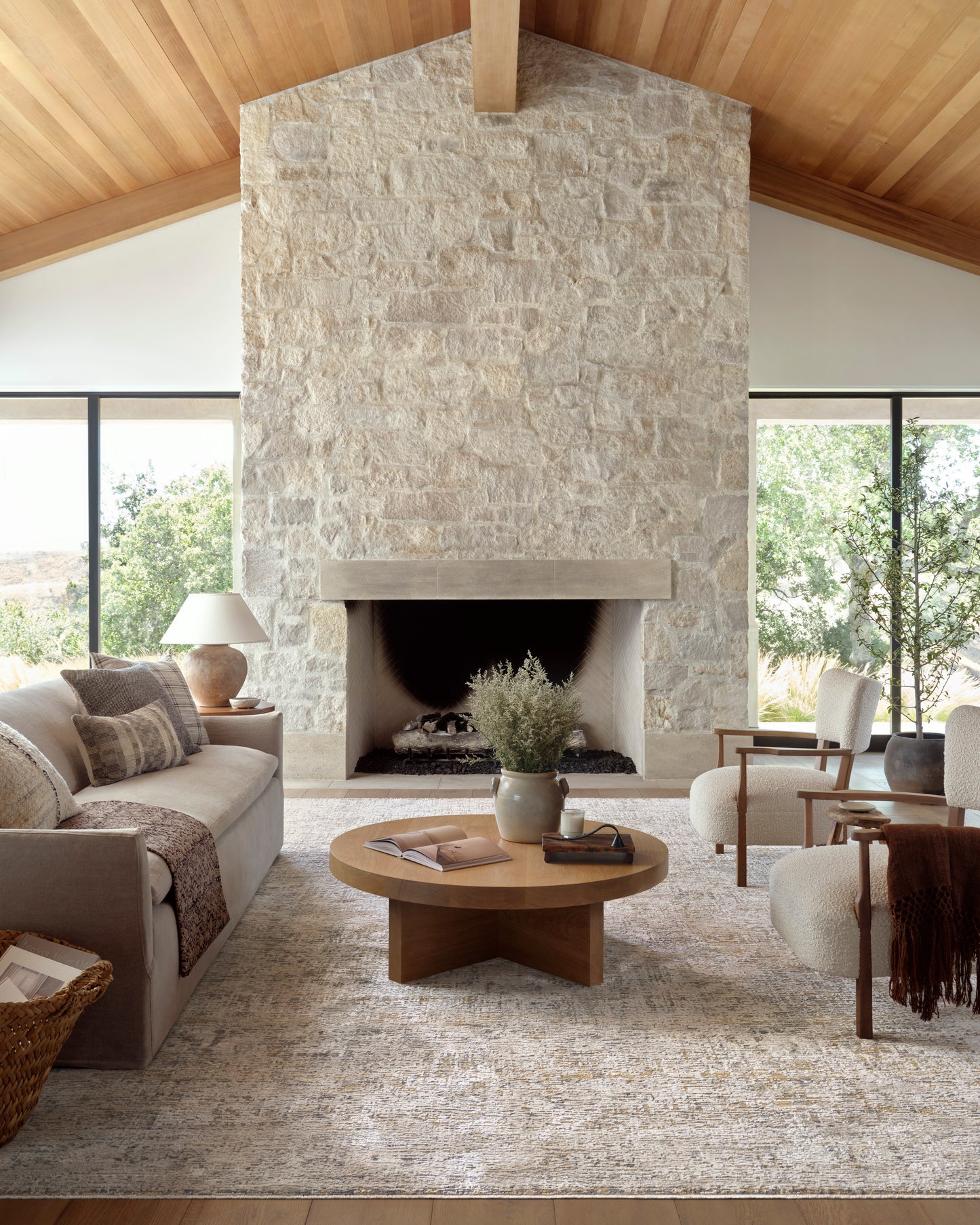 Amber Lewis Alie Rug - Gold / Beige - Chapin Furniture