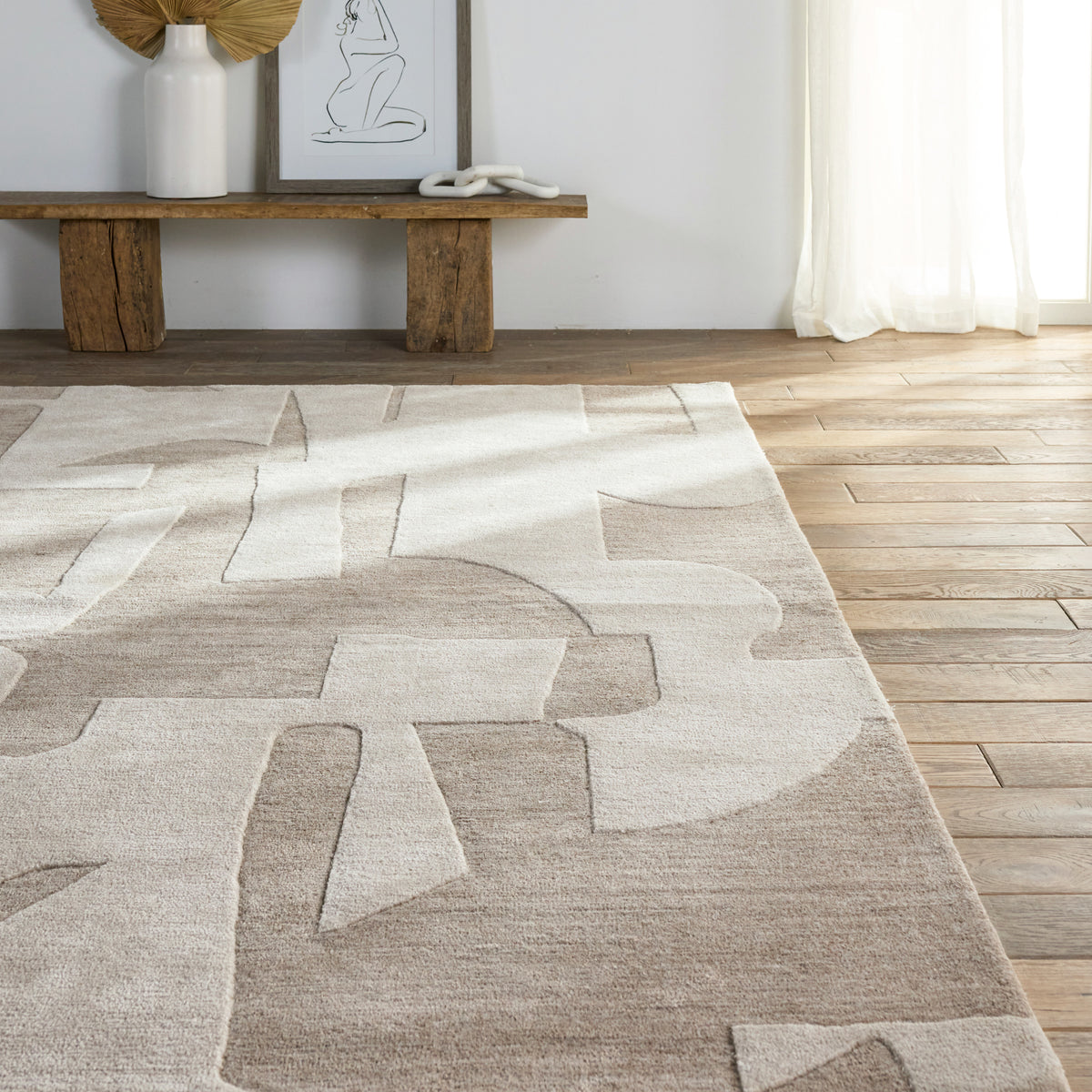 Anthem Noverre ANT02 Taupe/Cream Rug - Chapin Furniture