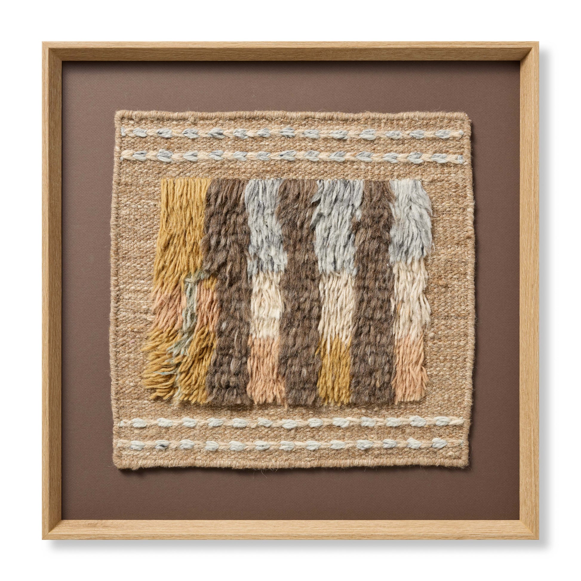 Loloi Agadir Natural 2'-1" x 2'-1" Wall Art - Chapin Furniture