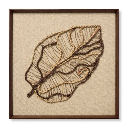 Loloi Autumn's Lace Dark Brown 2'-10" x 2'-10" Wall Art - Chapin Furniture