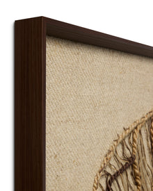 Loloi Autumn's Lace Dark Brown 2'-10" x 2'-10" Wall Art - Chapin Furniture