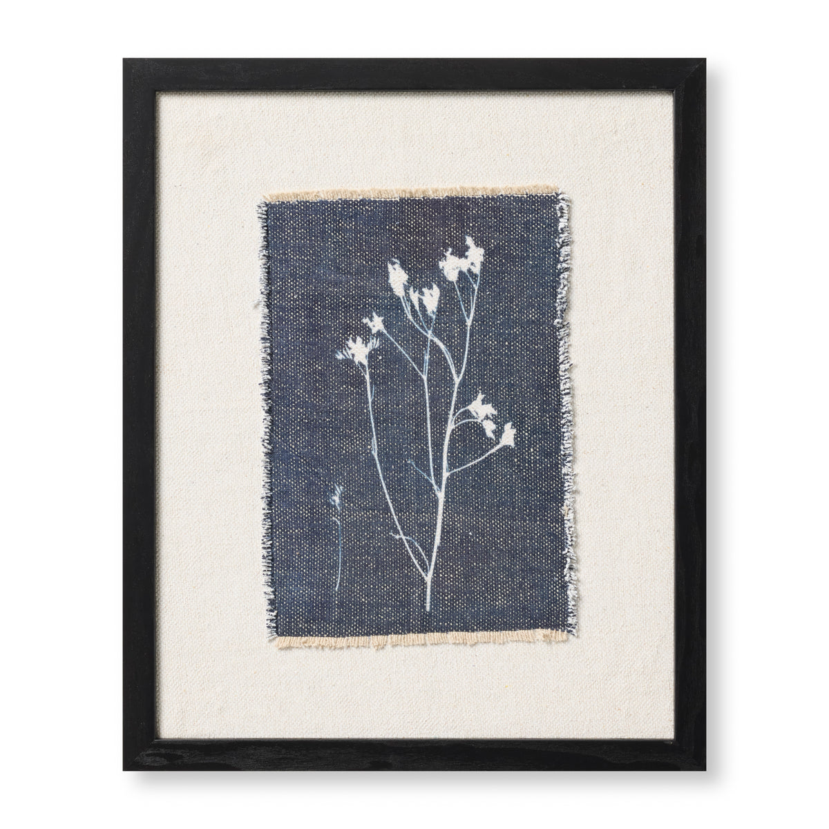 Amber Lewis x Loloi Cruz Blue / Ivory 1'-6" x 1'-10" Wall Art - Chapin Furniture