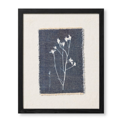 Amber Lewis x Loloi Cruz Blue / Ivory 1'-6" x 1'-10" Wall Art - Chapin Furniture