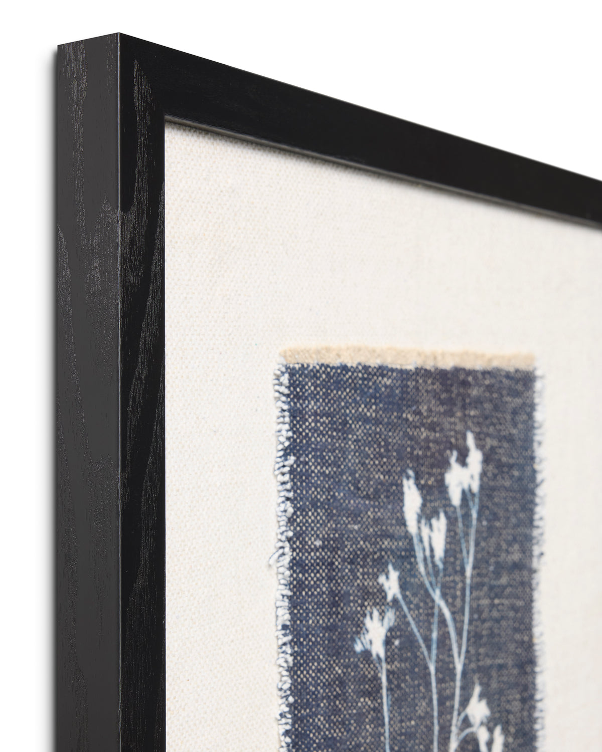Amber Lewis x Loloi Cruz Blue / Ivory 1'-6" x 1'-10" Wall Art - Chapin Furniture