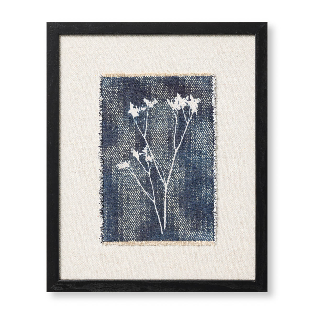 Amber Lewis x Loloi Ferris Blue / Ivory 1'-6" x 1'-10" Wall Art - Chapin Furniture