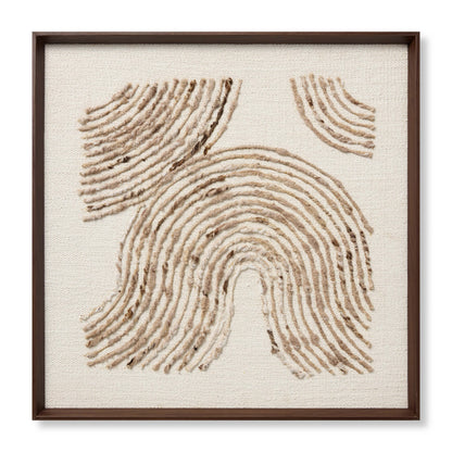 Loloi Flange Dark Brown 2'-9" x 2'-9" Wall Art - Chapin Furniture