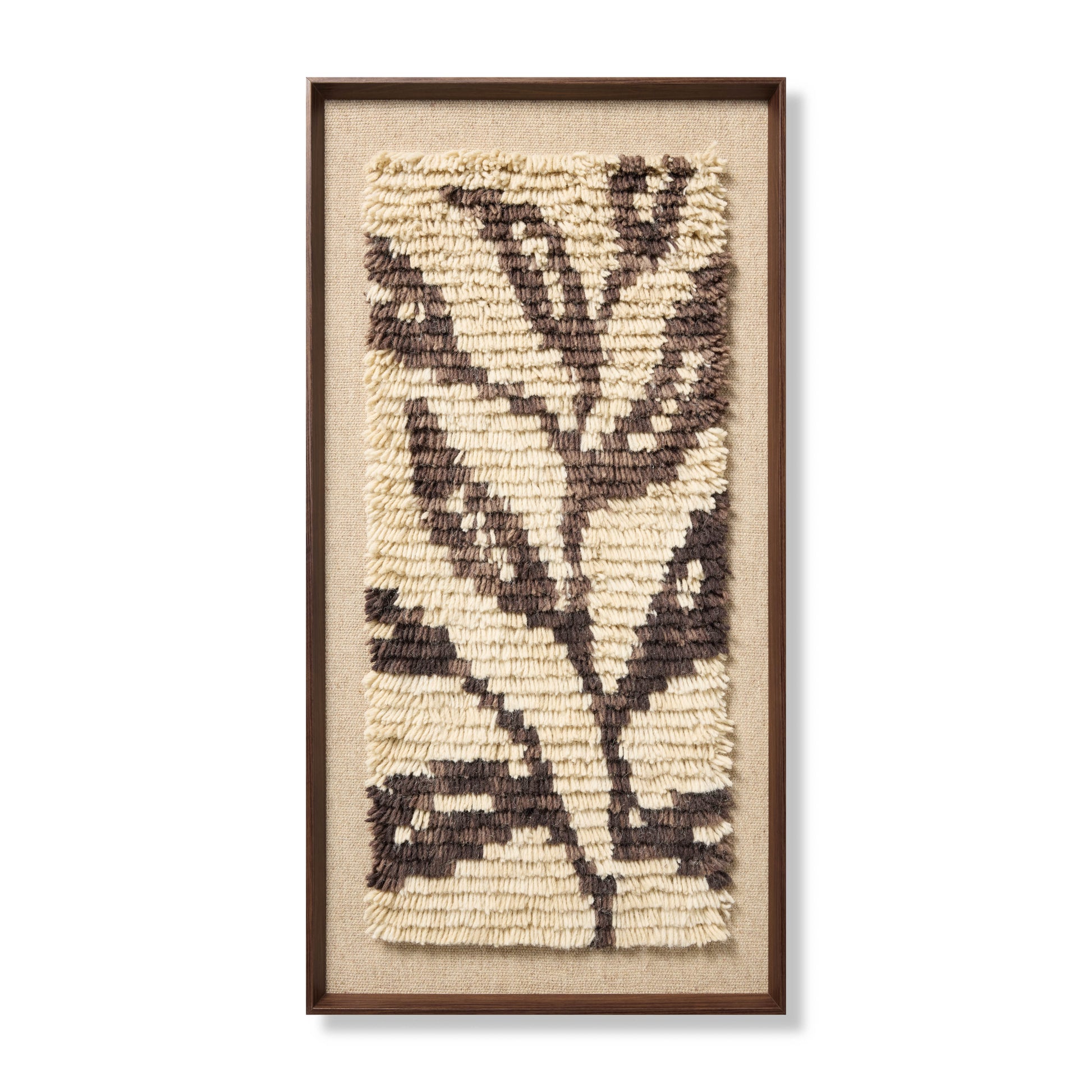 Loloi Nature's Unfurling Dark Brown 2'-2" x 4'-2" Wall Art - Chapin Furniture