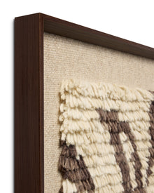 Loloi Nature's Unfurling Dark Brown 2'-2" x 4'-2" Wall Art - Chapin Furniture