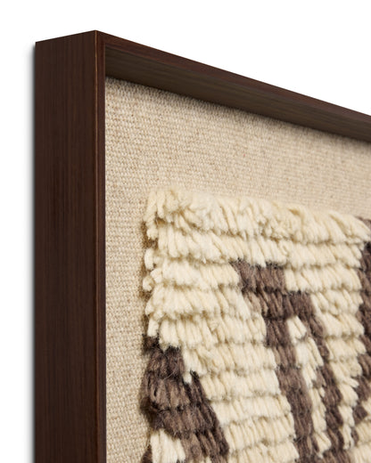 Loloi Nature's Unfurling Dark Brown 2'-2" x 4'-2" Wall Art - Chapin Furniture