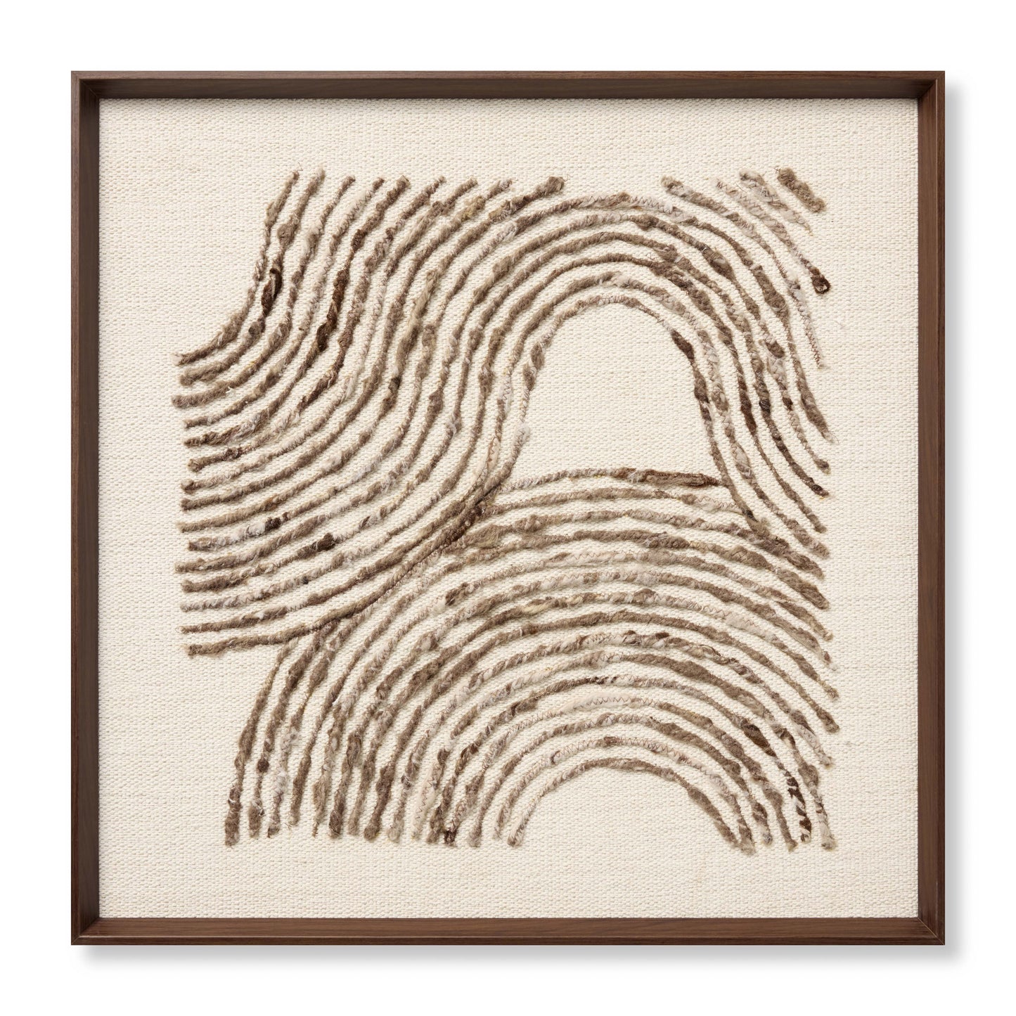 Loloi Phase Dark Brown 2'-9" x 2'-9" Wall Art - Chapin Furniture