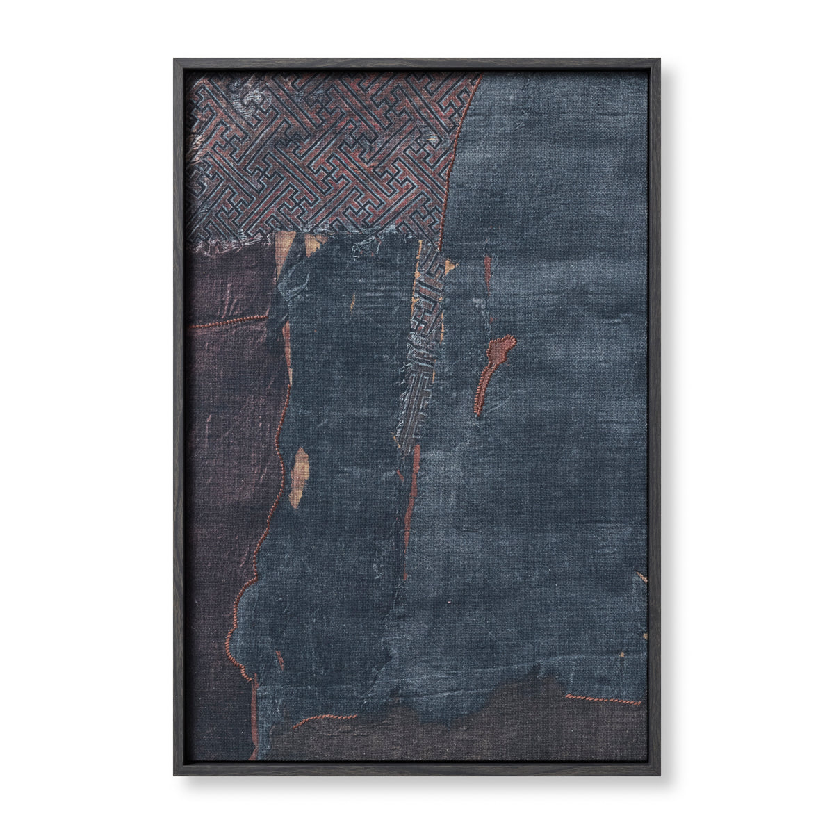 Amber Lewis x Loloi Rafael Blue / Black 21" x 31" Wall Art - Chapin Furniture