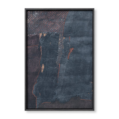 Amber Lewis x Loloi Rafael Blue / Black 21" x 31" Wall Art - Chapin Furniture