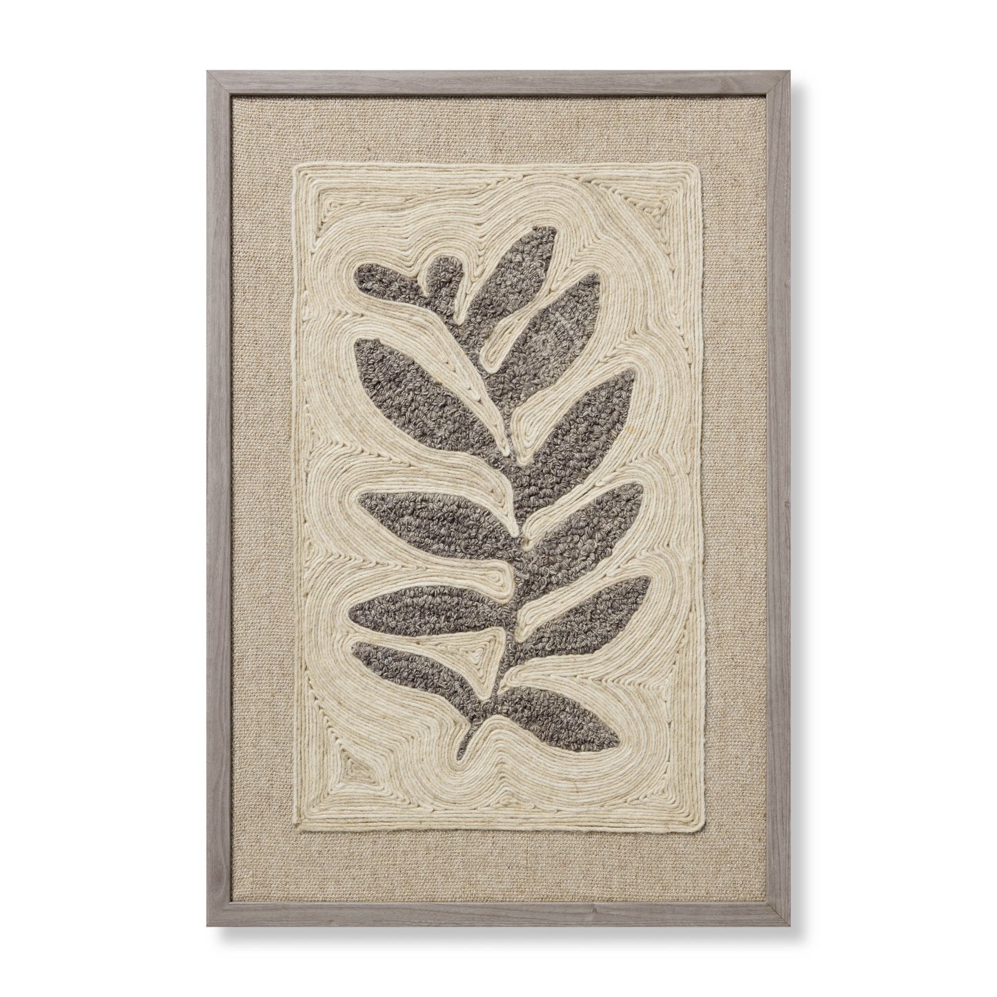 Loloi Stem & Stone Grey 2'-2" x 3'-2" Wall Art - Chapin Furniture