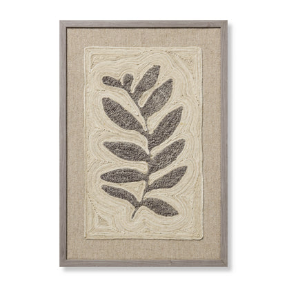 Loloi Stem & Stone Grey 2'-2" x 3'-2" Wall Art - Chapin Furniture