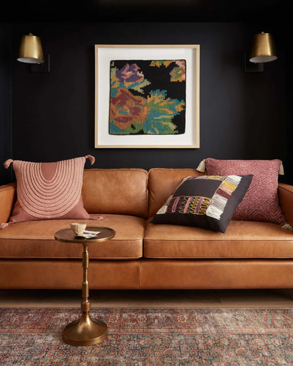 Loloi Blooms Berry 32" x 32" Wall Art - Chapin Furniture