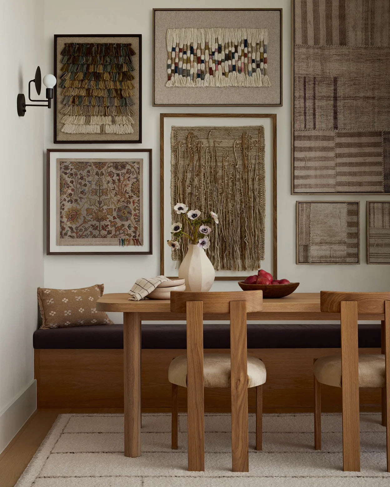Loloi Patchwork A 17" x 17" Wall Art - Chapin Furniture