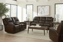 Bassett Club Level Aberdeen Power Motion Wallsaver Recliner in Walnut Leather - Chapin Furniture