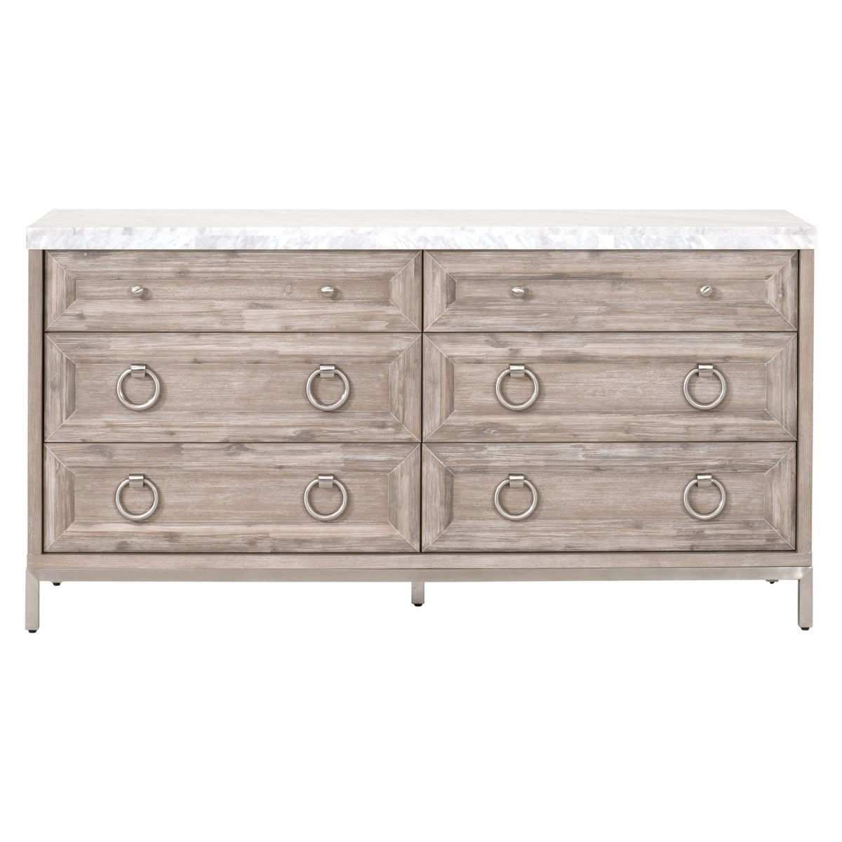 Azure Carrera Six Drawer Double Dresser - Chapin Furniture