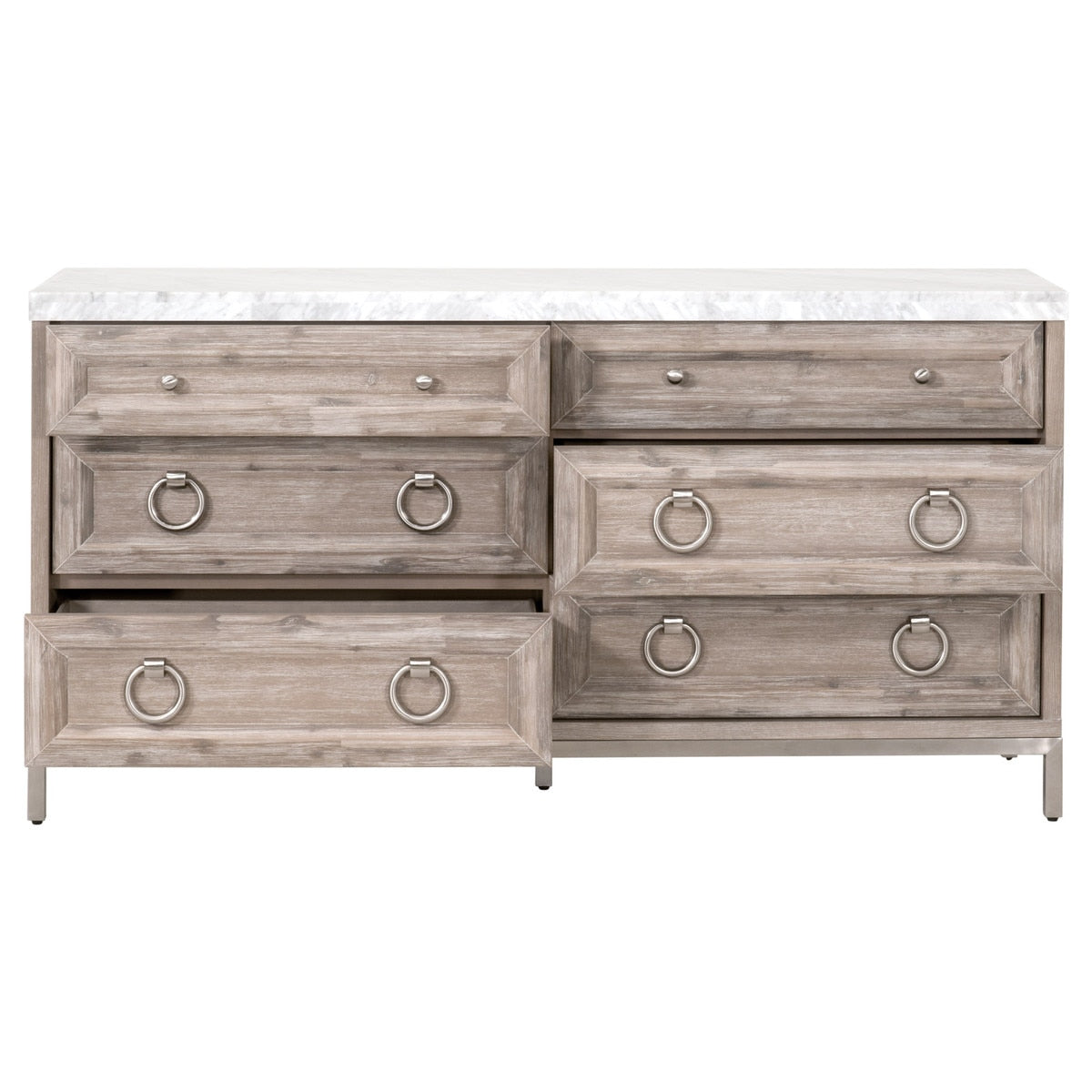 Azure Carrera Six Drawer Double Dresser - Chapin Furniture