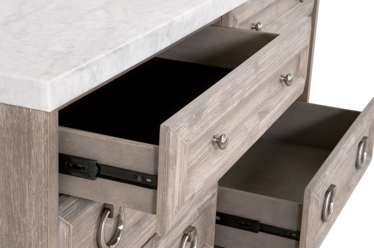 Azure Carrera Six Drawer Double Dresser - Chapin Furniture