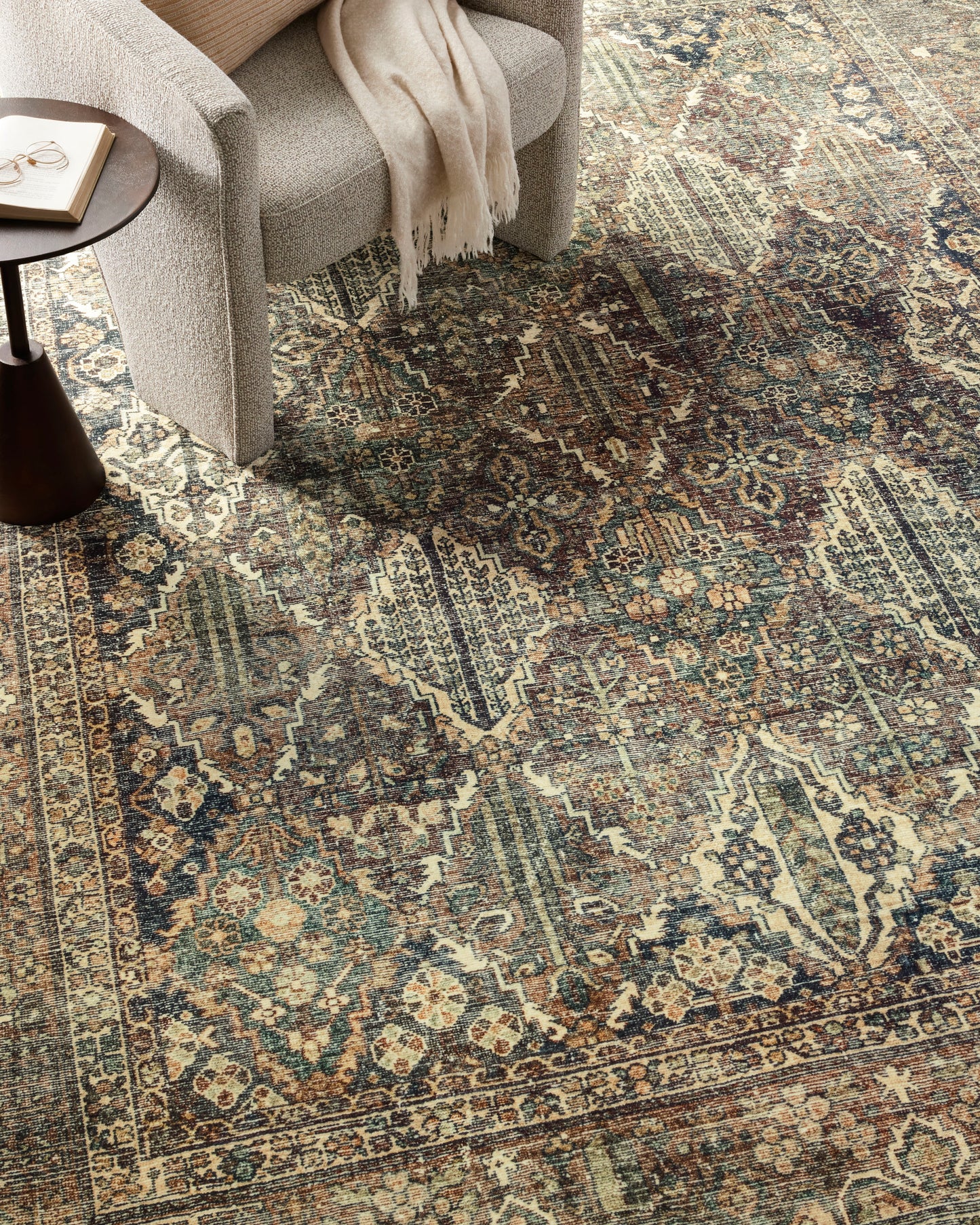 Magnolia Home Banks 05 Spice / Blue - Chapin Furniture