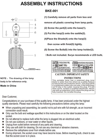 Beke BKE-001 Lamp - Chapin Furniture